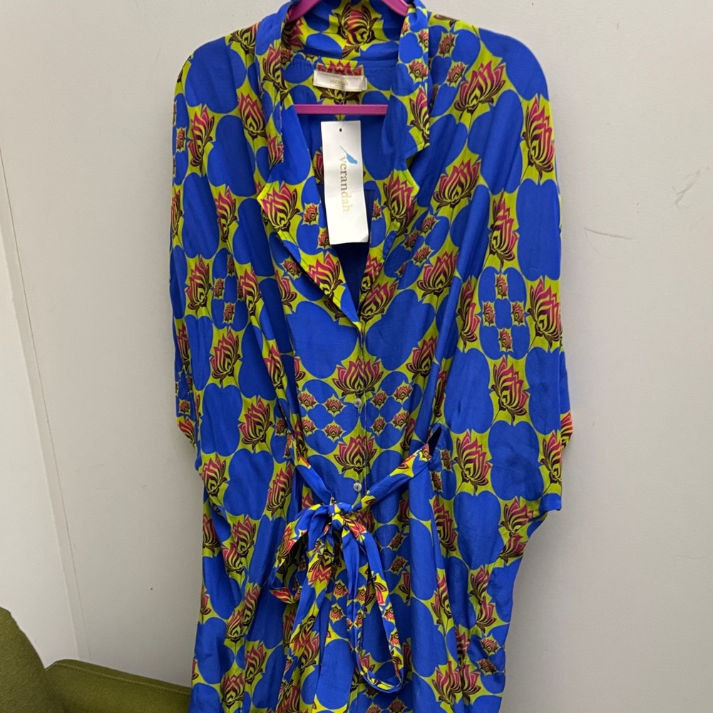 Colorful Floral Maxi Dress by Verandah